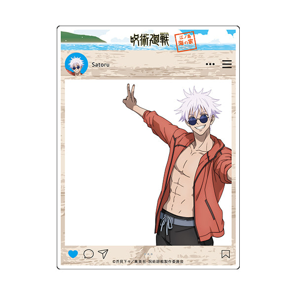 呪術廻戦 五条悟 フルカラー BIG アートボード JCS限定 呪術廻戦 五条悟