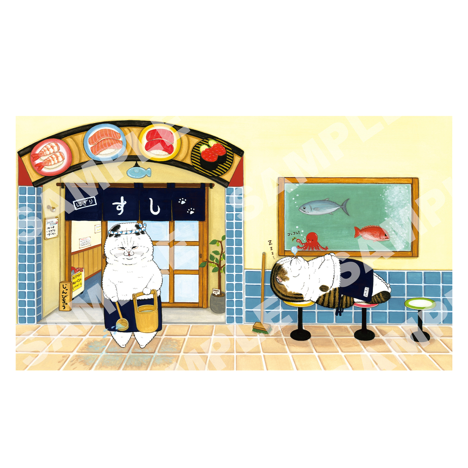 直筆サイン入り ジークレー版画 「じゅんびちゅう」 – Collection.jc 直筆サイン入り ジークレー版画 「じゅんびちゅう」 – Collection.jc