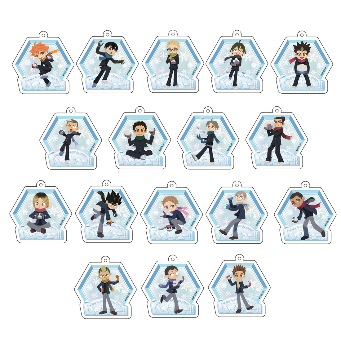 『劇場版ハイキュー!! ゴミ捨て場の決戦』 トレーディングアクリルキーホルダー17種 2024 Snow Fes Ver
