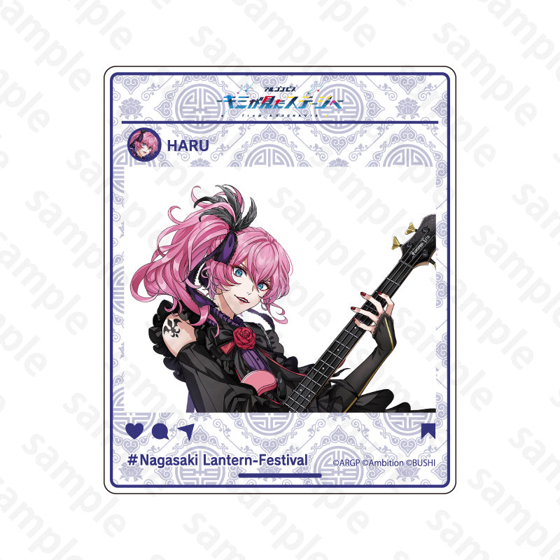 アルゴナビス × 長崎ランタンフェスティバル 等身イラストSNS風アクリルカード HARU