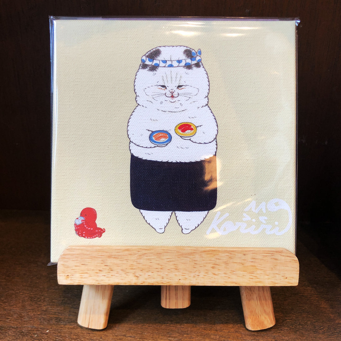 世にも不思議な猫世界 キャラクターパネル「らっしゃいにり」不思議な