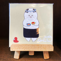 世にも不思議な猫世界 キャラクターパネル「らっしゃいにり」不思議な