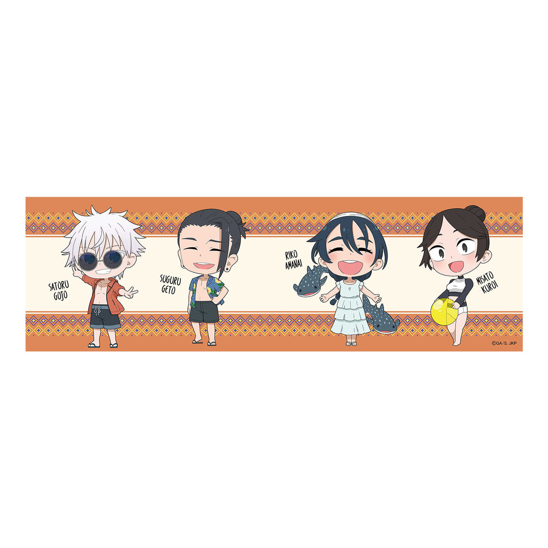 TVアニメ呪術廻戦 懐玉・玉折  沖縄Ver  ちびキャラ  手ぬぐい  B