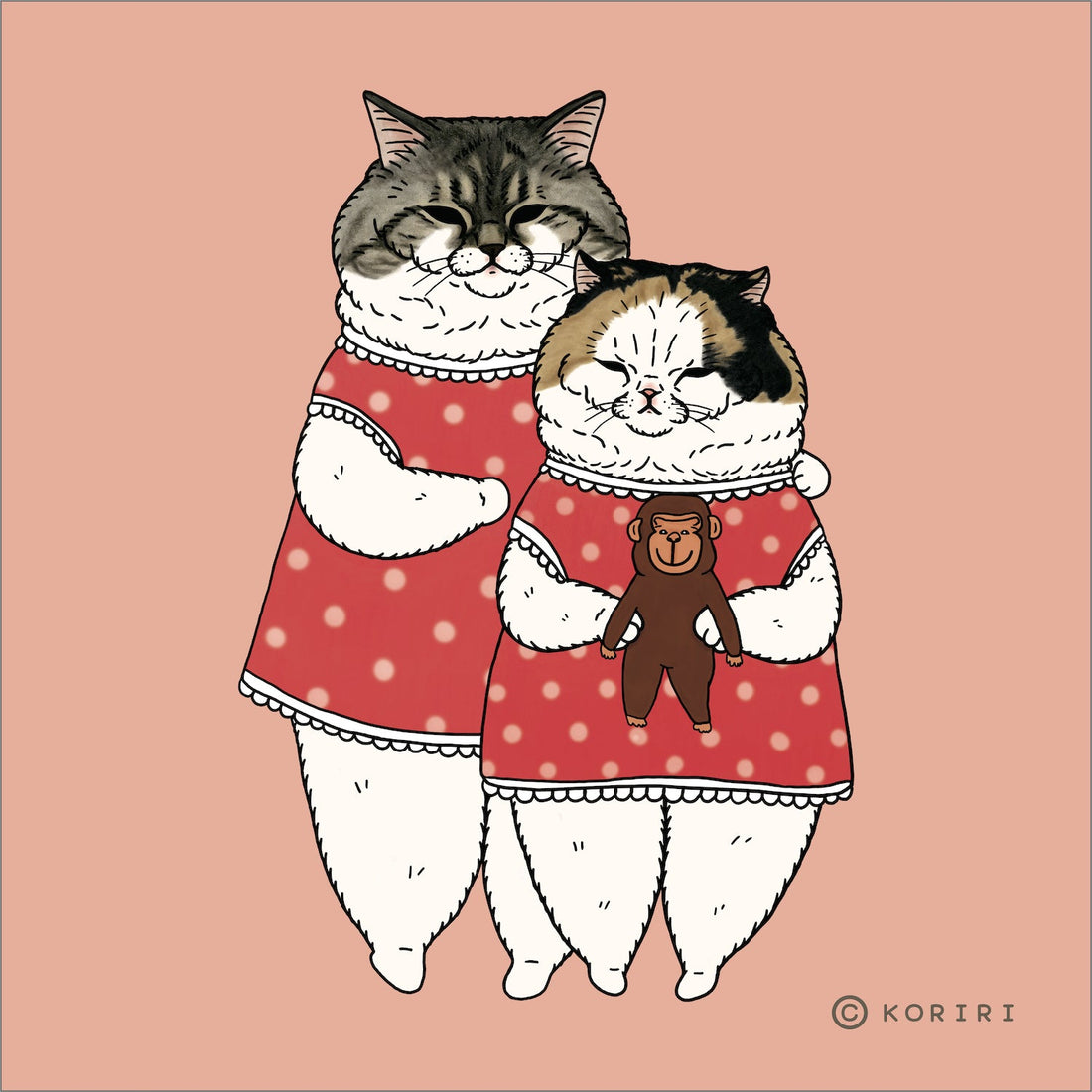 世にも不思議な猫世界 キャラクターパネル「ペアルック」