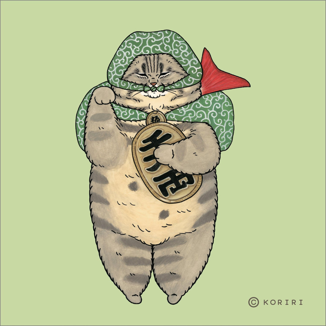 世にも不思議な猫世界 キャラクターパネル 「招き猫」