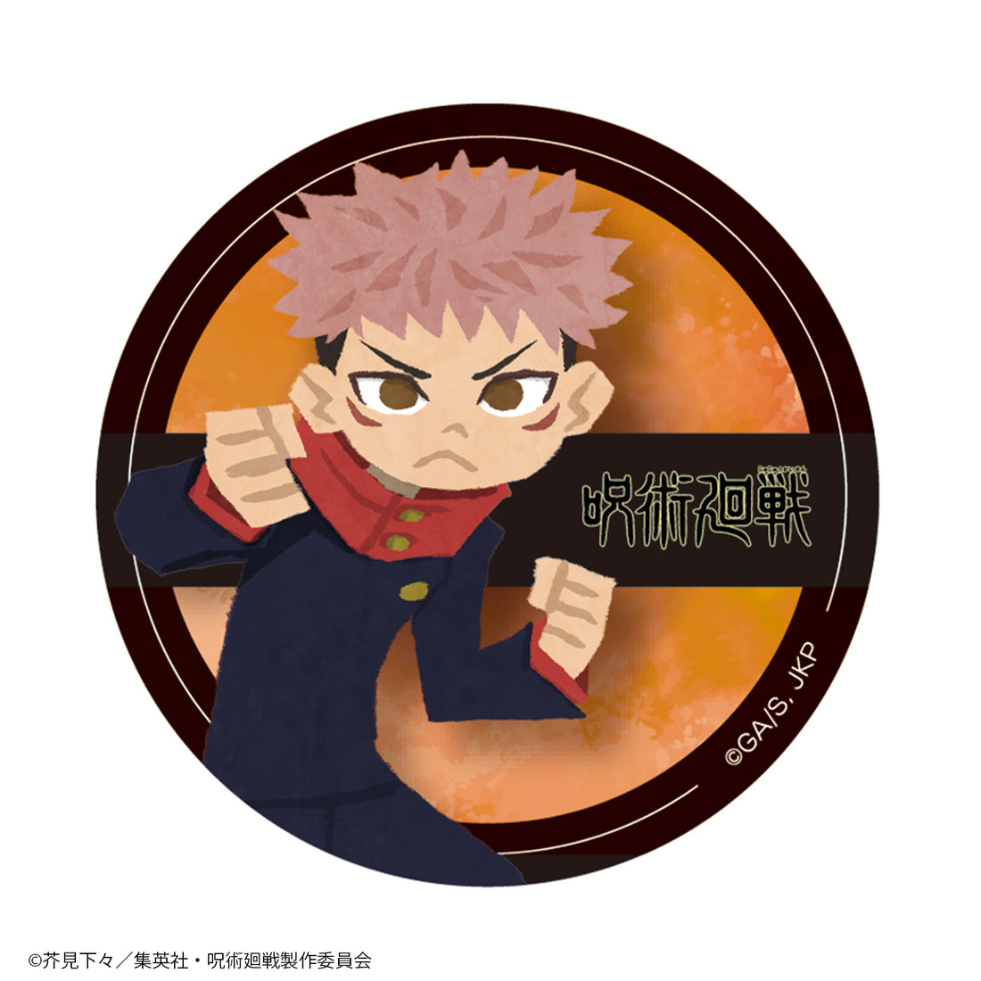 TV anime magic battle blind type can badge
