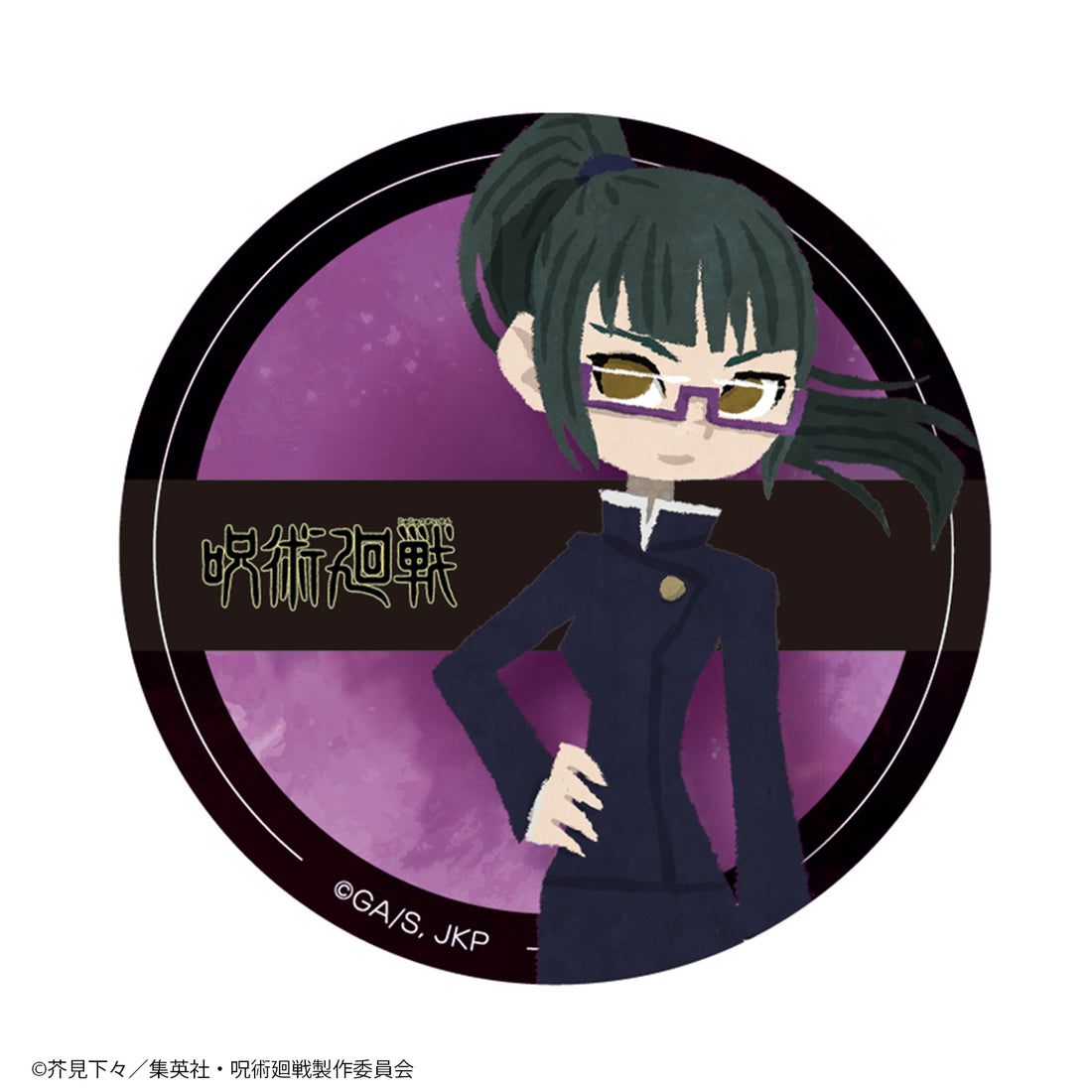 TV anime magic battle blind type can badge