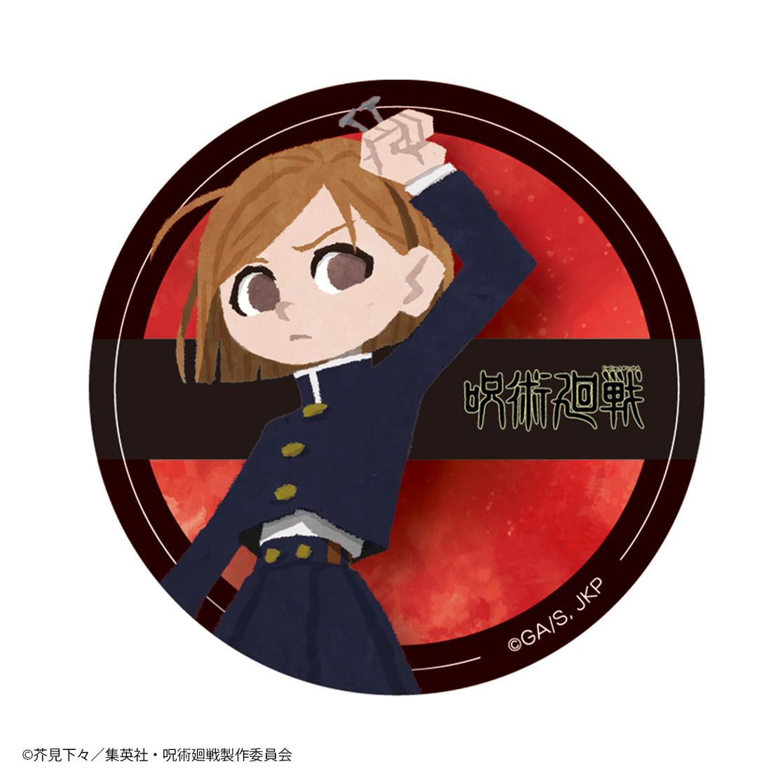 TV anime magic battle blind type can badge