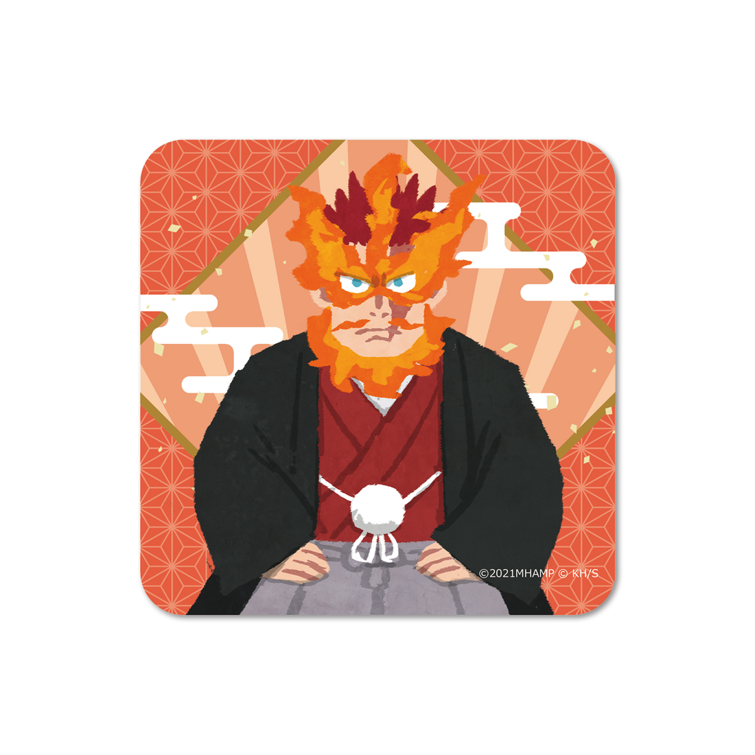 My Hero Academia New Year Ver Hand Towel Endeavor