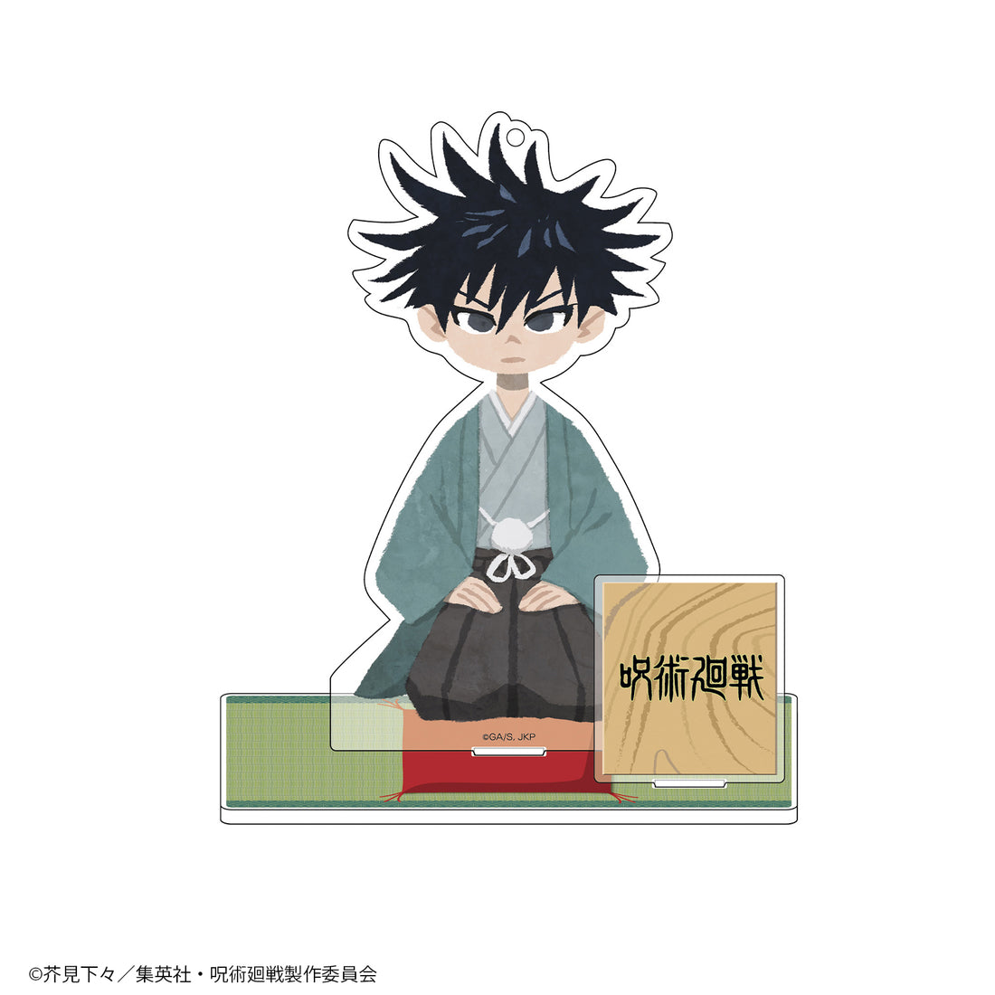 TV anime magic battle acrylic stand (kneeling painting)