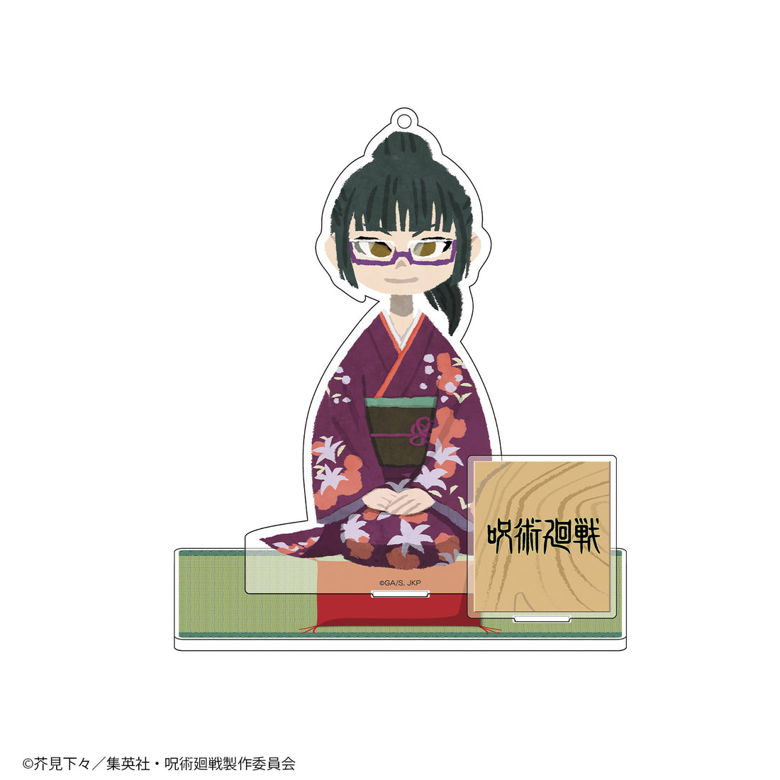 TV anime magic battle acrylic stand (kneeling painting)
