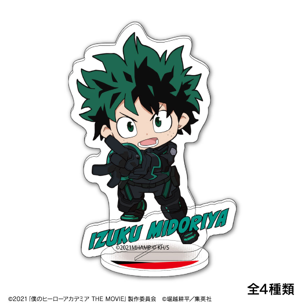 僕のヒーローアカデミア THE MOVIE ワールド ヒーローズ ミッション ちびキャラ描き起こし  アクリルスタンド