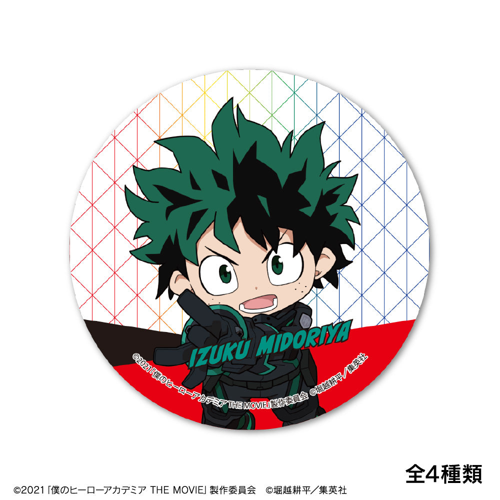 僕のヒーローアカデミア THE MOVIE ワールド ヒーローズ ミッション ちびキャラ描き起こし  トレーディング 缶バッジ