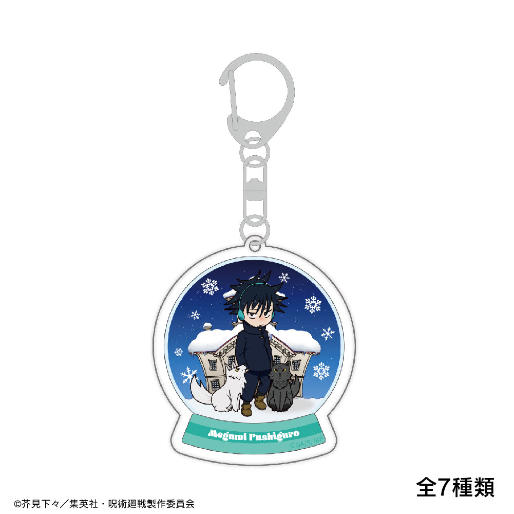 Magical battle Chibi character drawing trading acrylic key chain Snow fes ver