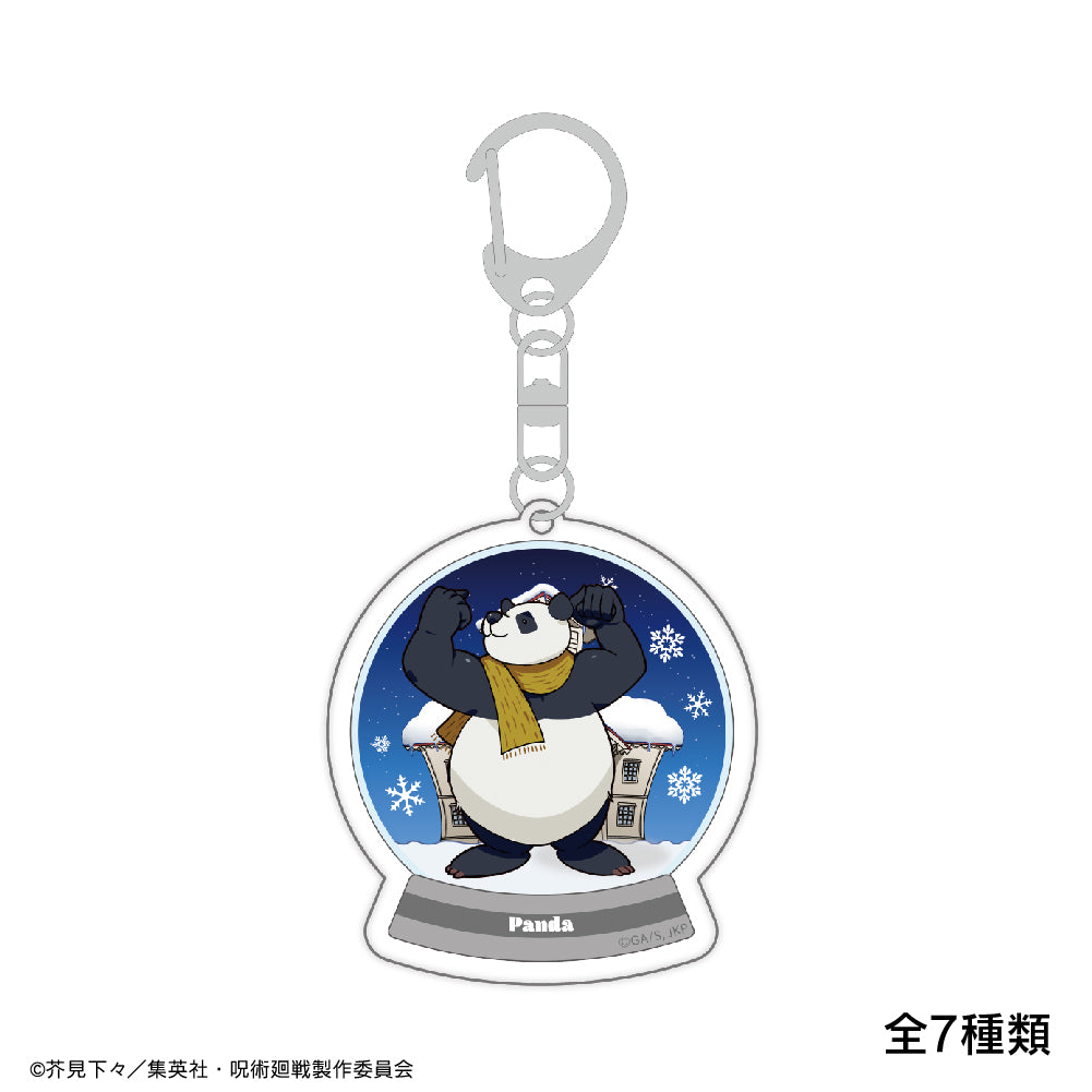 Magical battle Chibi character drawing trading acrylic key chain Snow fes ver