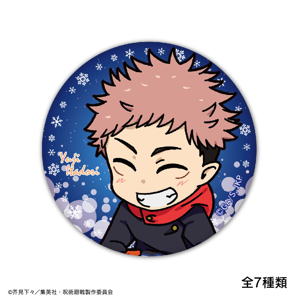 Magical battle Chibi character drawing trading can badge Snow fes ver
