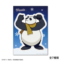 呪術廻戦 ちびキャラ描き起こし ガラスステッカー Snow Fes Ver
