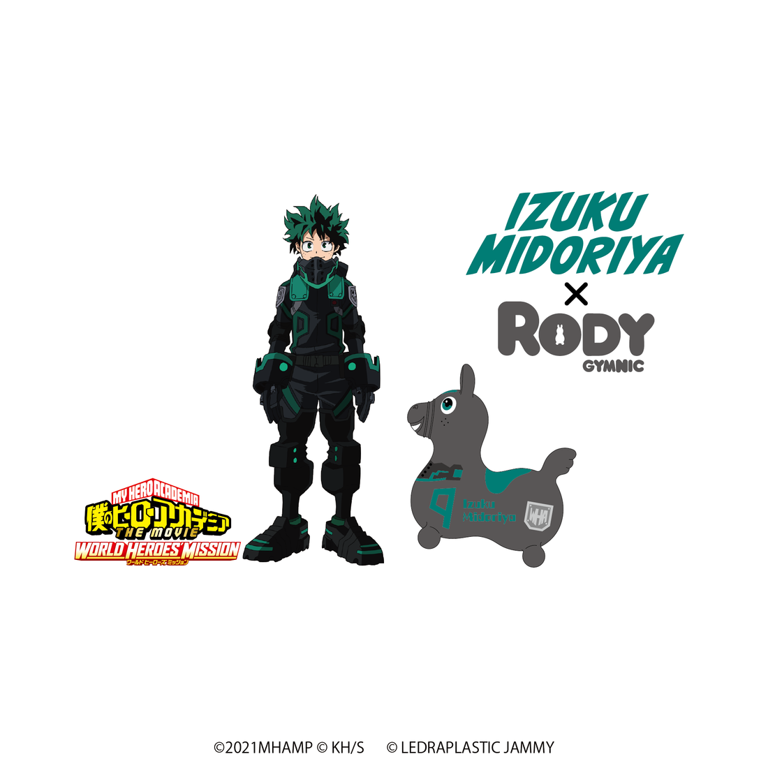 僕のヒーローアカデミア×RODY キャンバスサコッシュ 緑谷出久