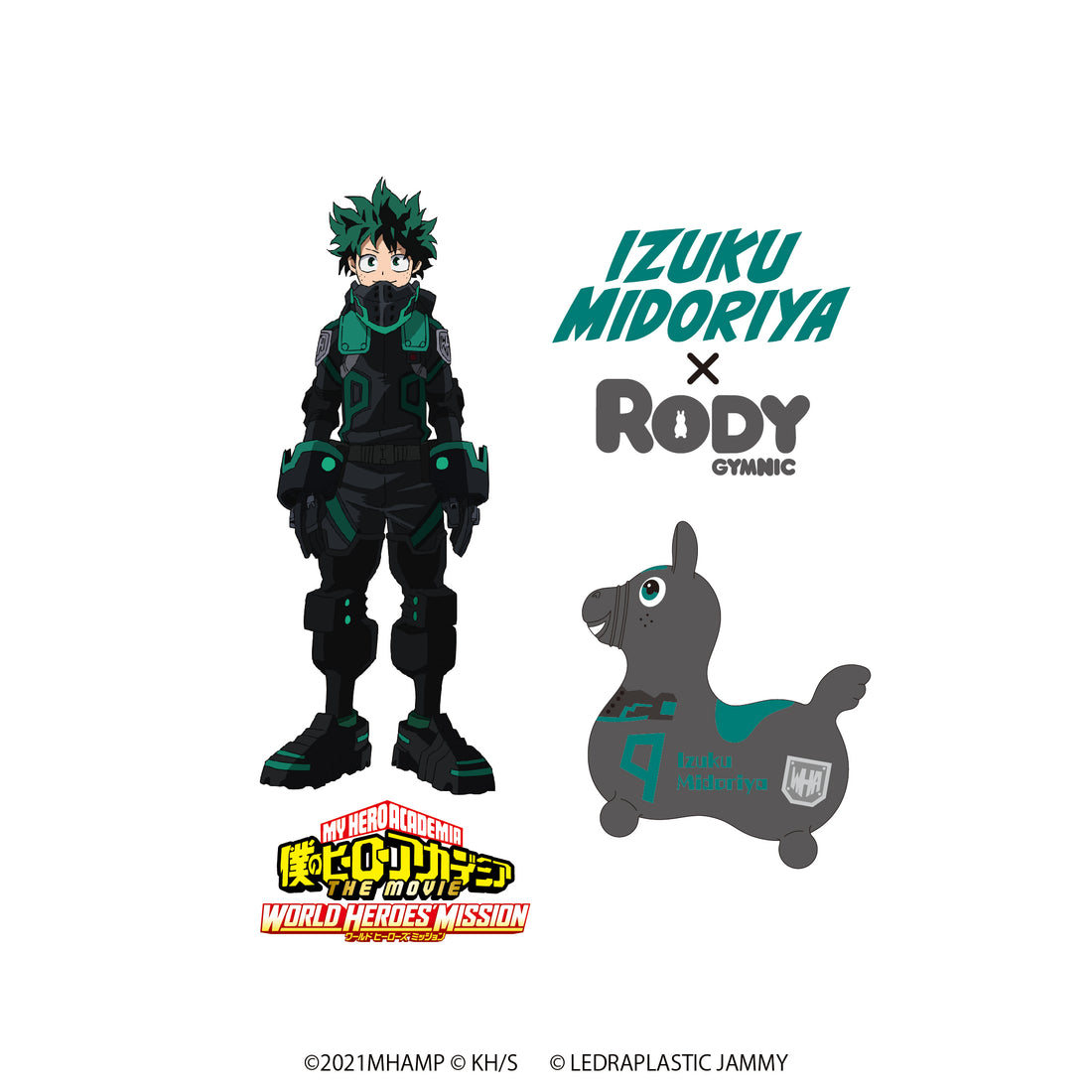 僕のヒーローアカデミア×RODY キャンバストート 緑谷出久