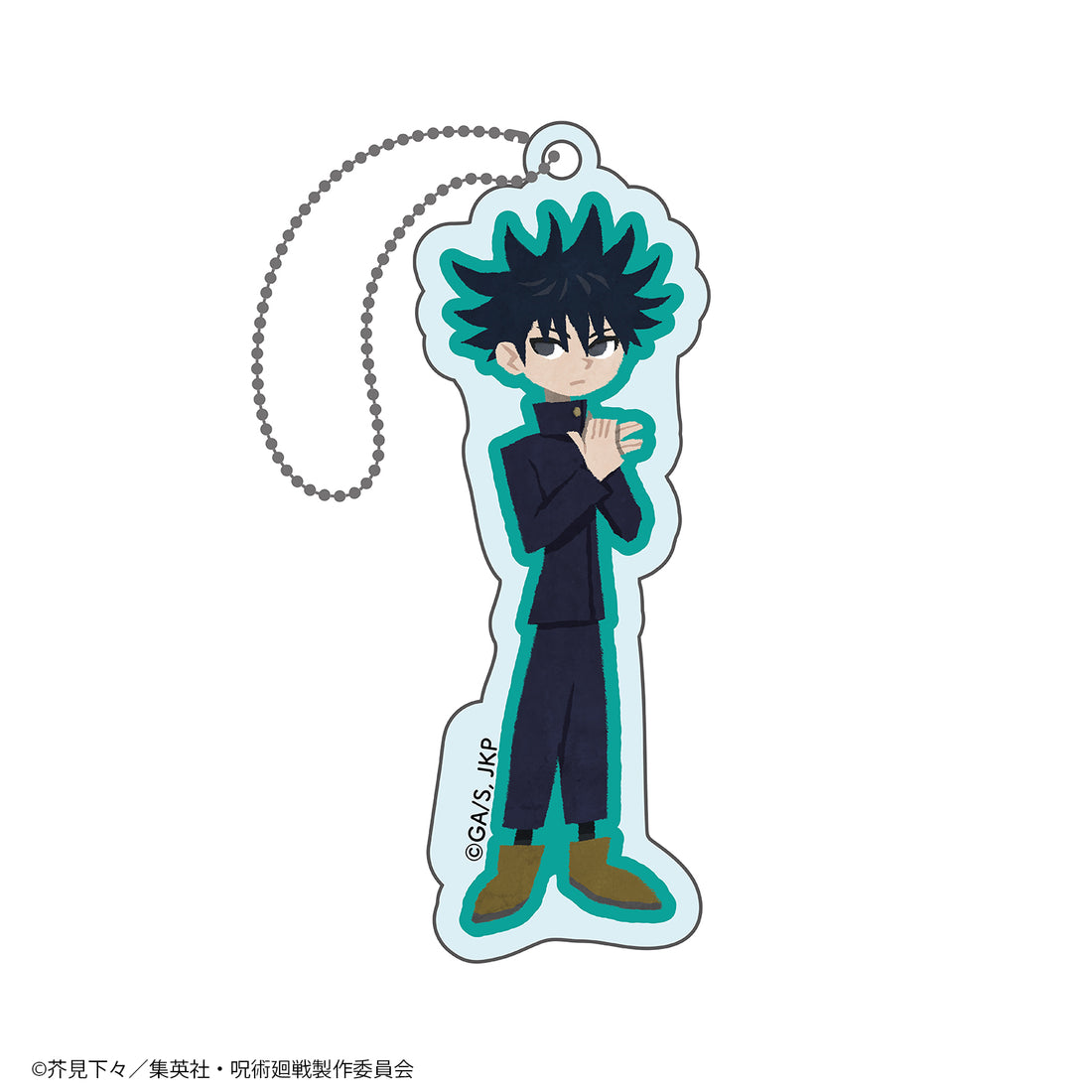 TV anime magic battle blind acrylic key chain