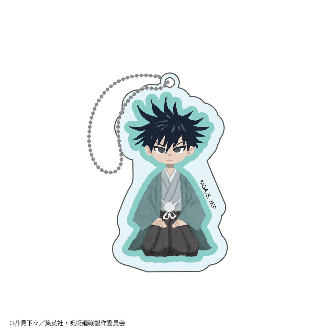 TV anime magic battle blind type acrylic key chain (kneeling painting)