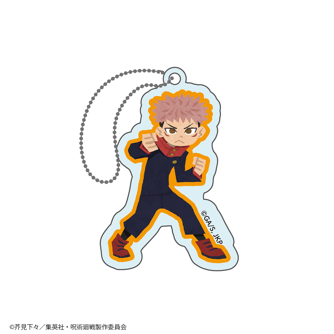 TV anime magic battle blind acrylic key chain