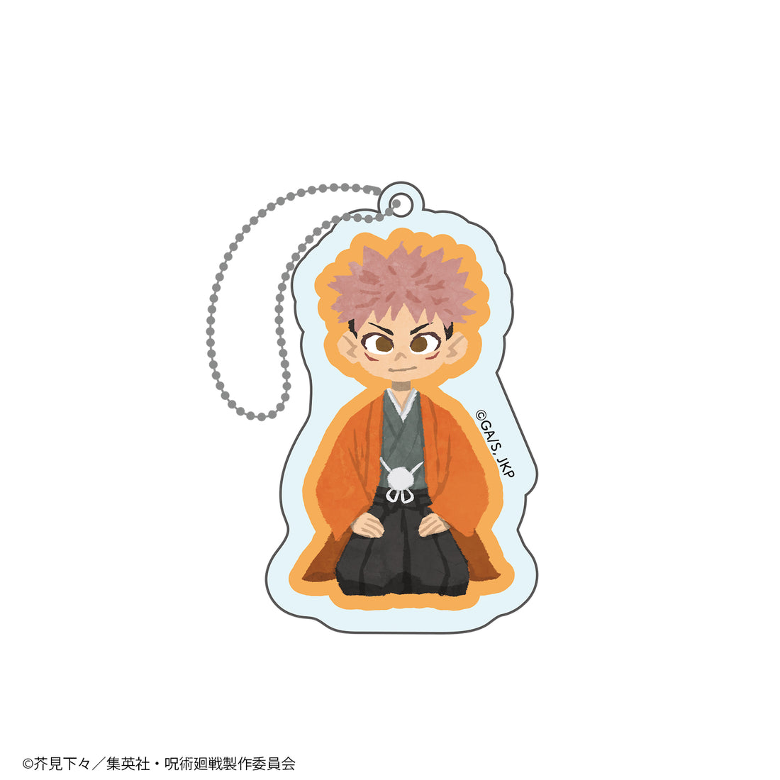 TV anime magic battle blind type acrylic key chain (kneeling painting)