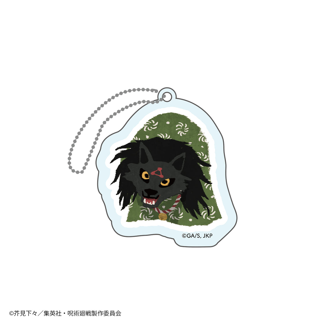 TV anime magic battle blind type acrylic key chain (kneeling painting)