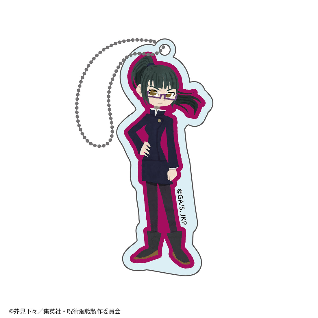 TV anime magic battle blind acrylic key chain