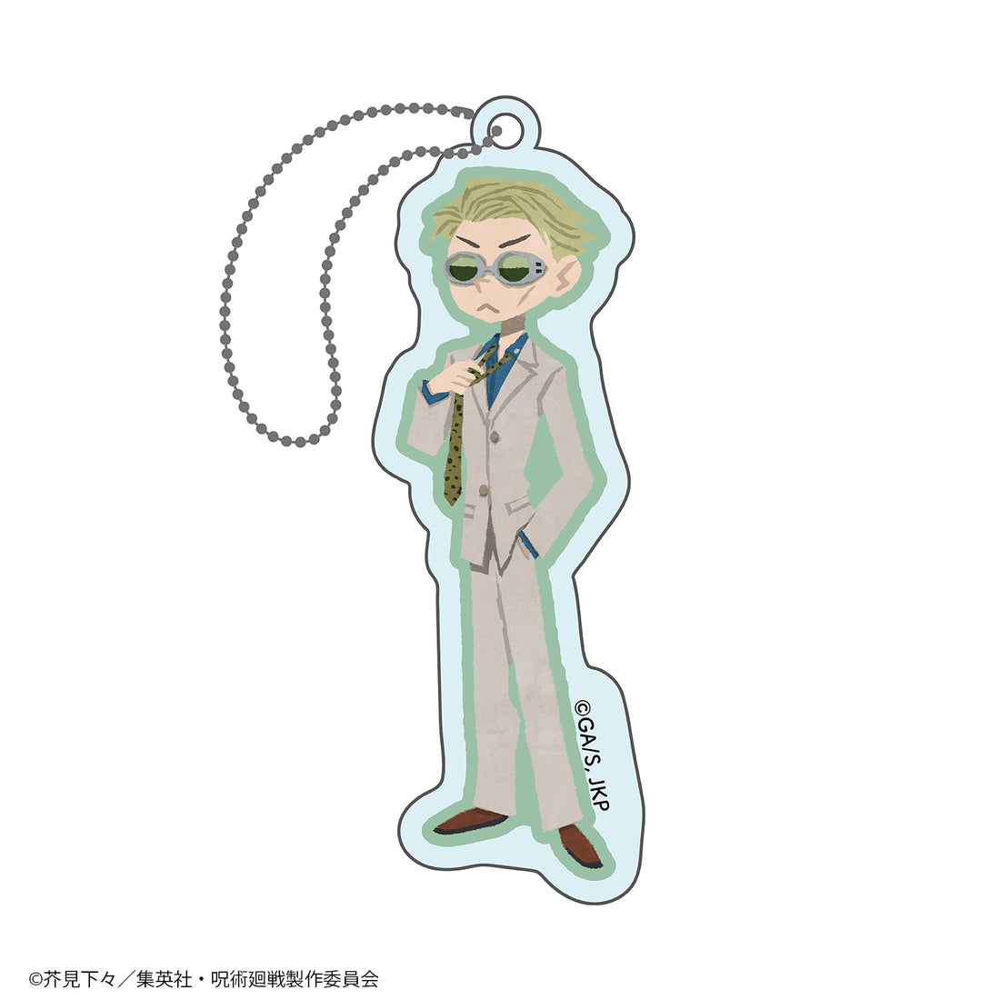 TV anime magic battle blind acrylic key chain