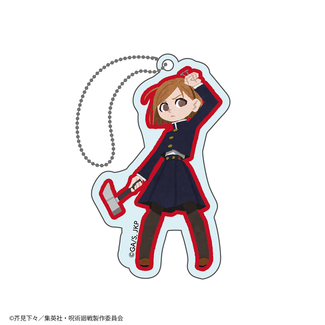 TV anime magic battle blind acrylic key chain