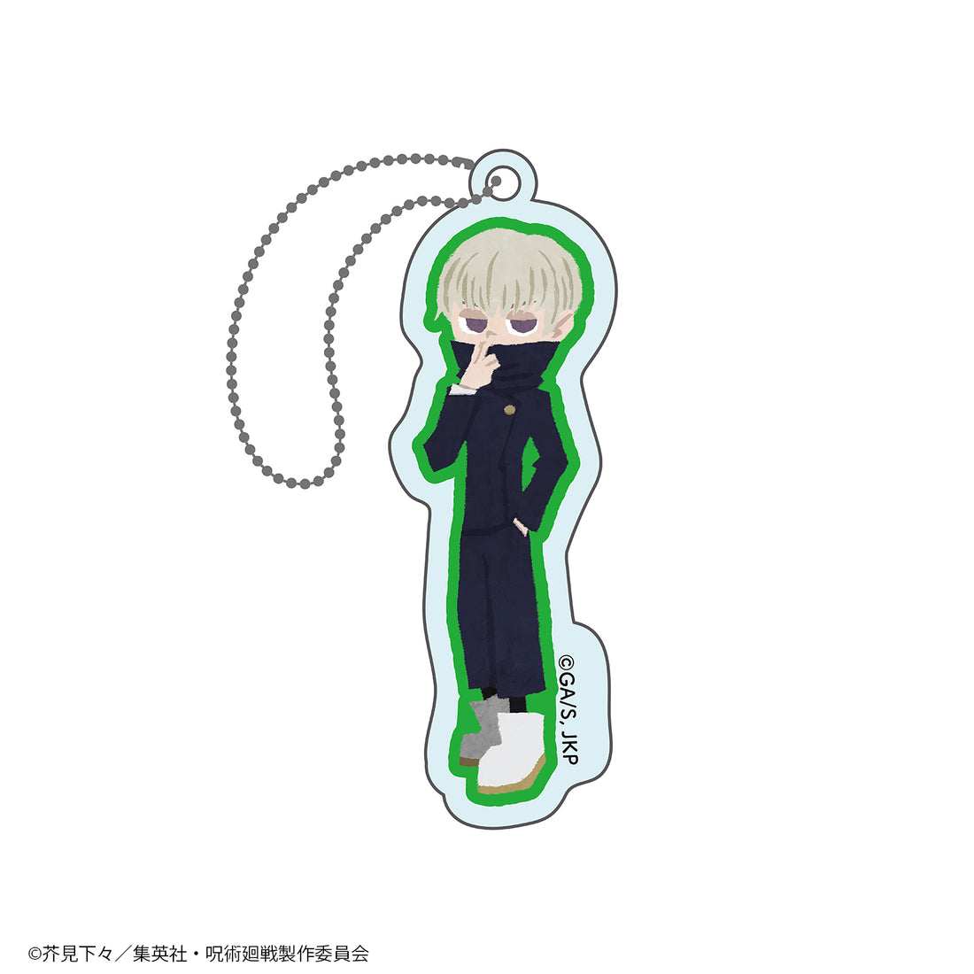 TV anime magic battle blind acrylic key chain