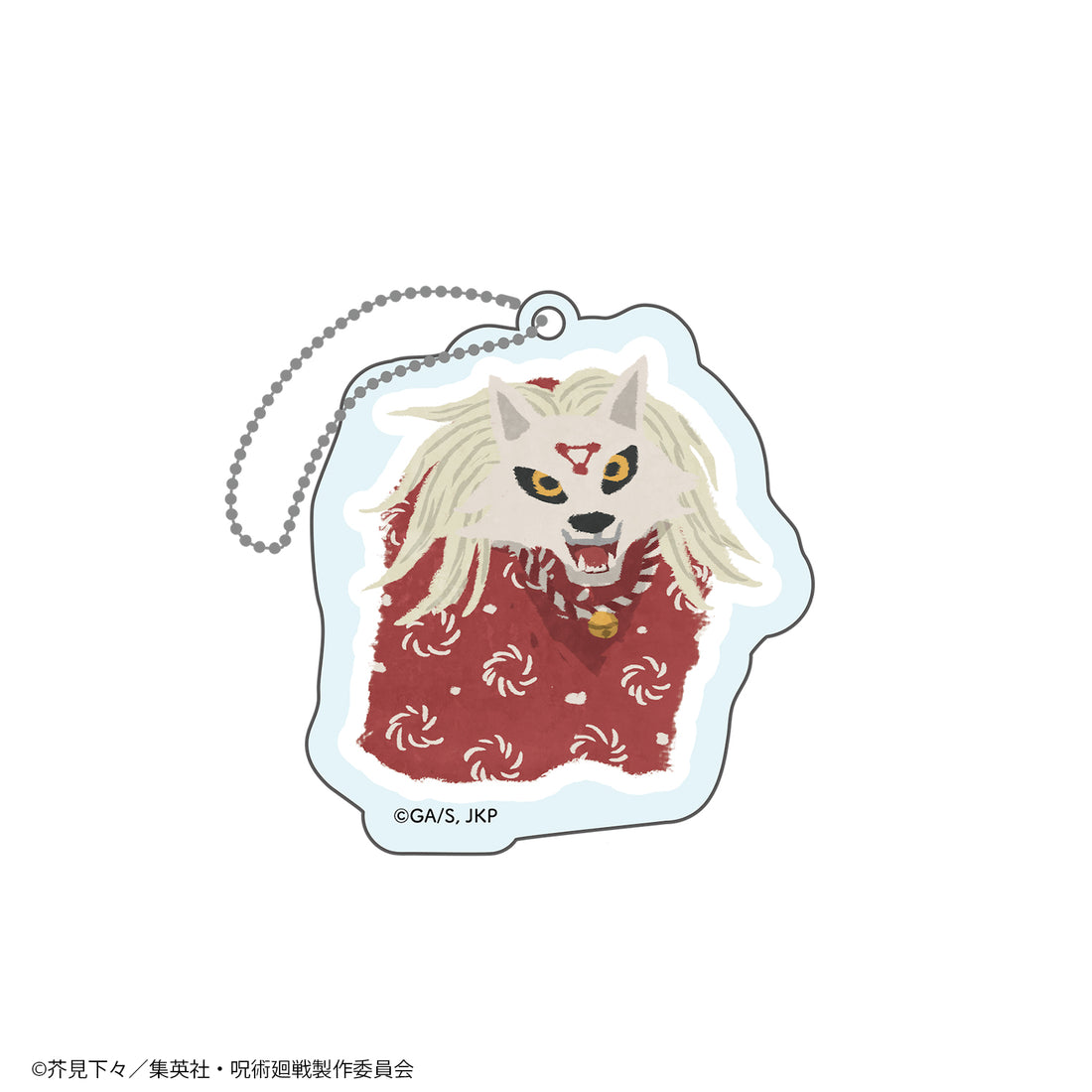 TV anime magic battle blind type acrylic key chain (kneeling painting)