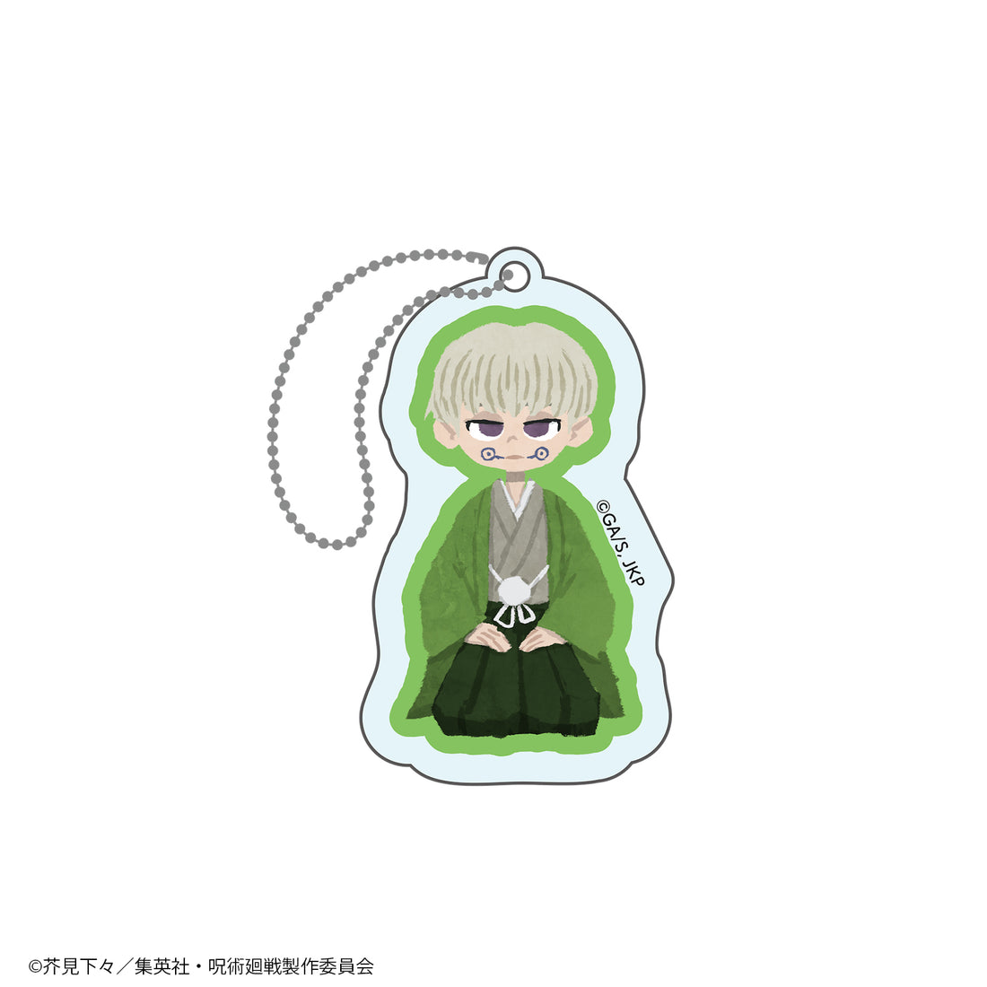 TV anime magic battle blind type acrylic key chain (kneeling painting)