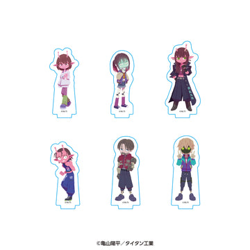 アニメ『銀河特急 ミルキー☆サブウェイ』「暴走列車で来た。」描きおこし トレーディングミニアクリルスタンド(全6種)