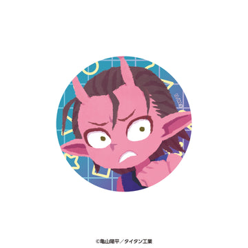 アニメ『銀河特急 ミルキー☆サブウェイ』「暴走列車で来た。」描きおこし 缶バッジ カナタ