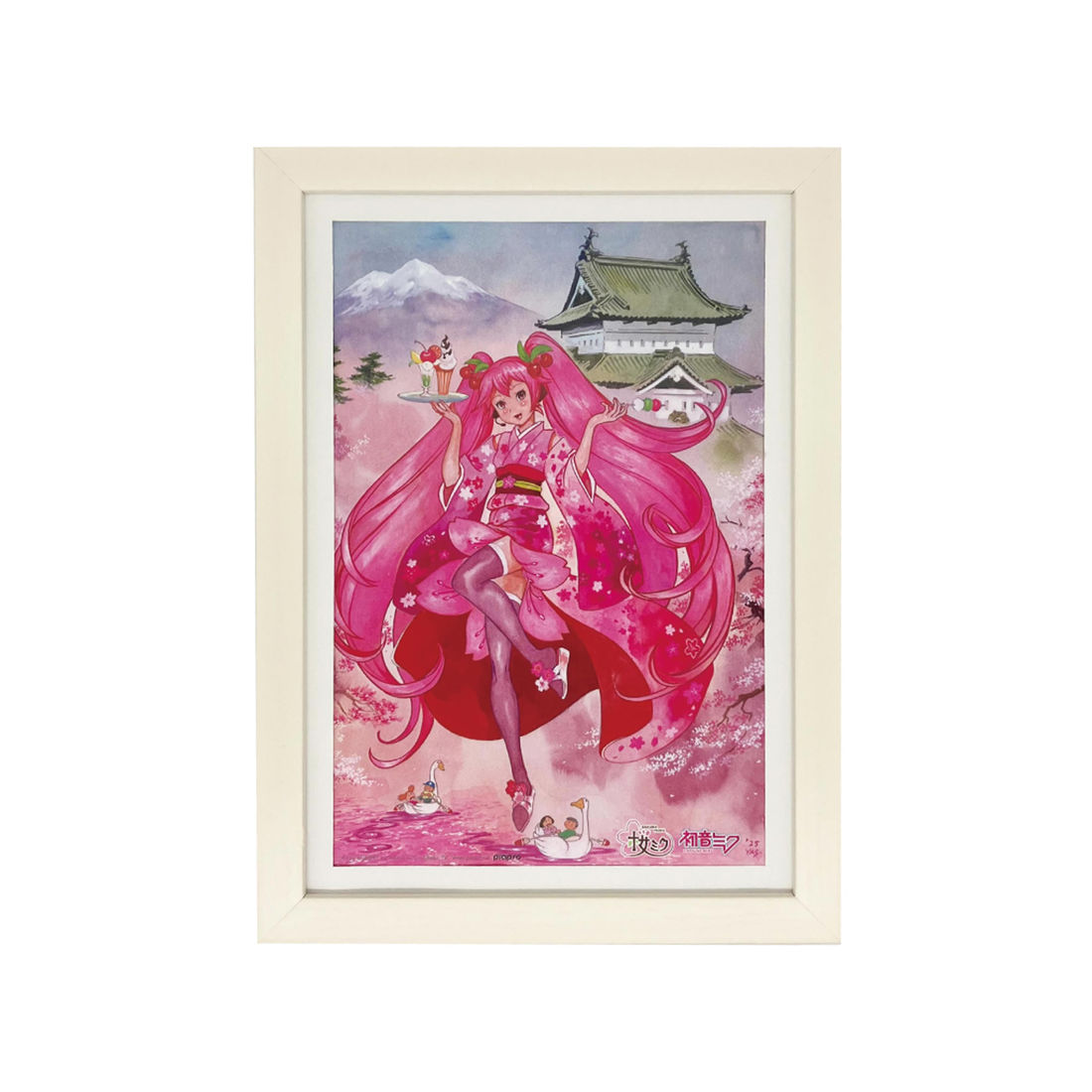 「弘前さくらまつり2025」×「桜ミク」  LEDアートボード Art by 安彦良和