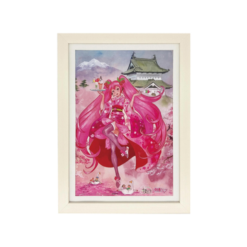 「弘前さくらまつり2025」×「桜ミク」  LEDアートボード Art by 安彦良和