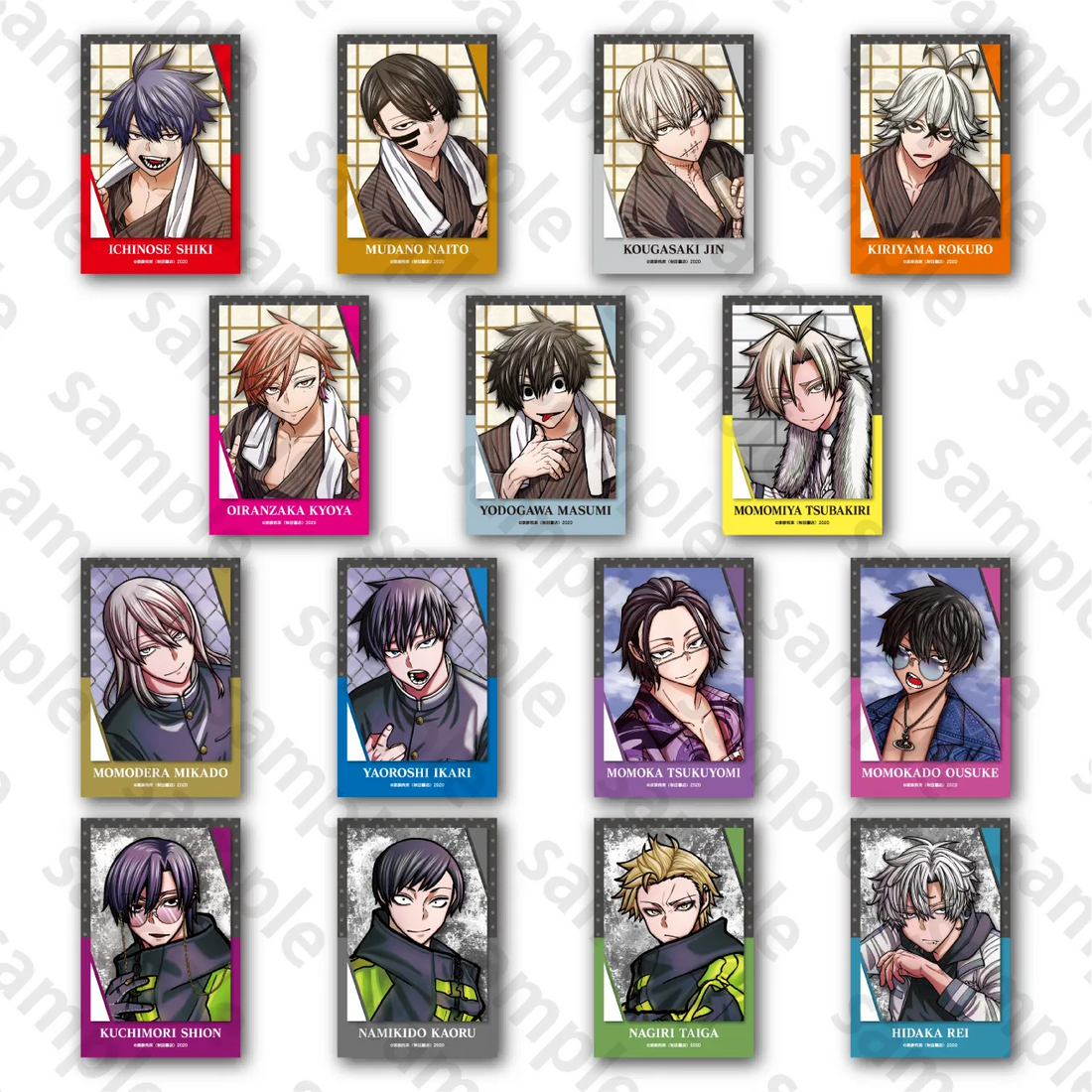 桃源暗鬼　トレーディング キャラカードC108　全15種