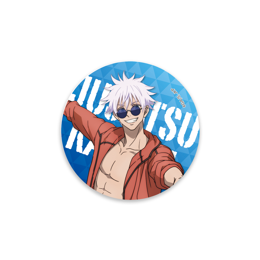 【呪術廻戦】 ジャンプフェスタ 懐玉・玉折 コレクション缶バッジ 五条悟 TVアニメ呪術廻戦 懐玉・玉折 沖縄Ver 缶バッジ 五条 悟