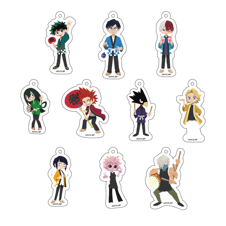 My Hero Academia Festival Ver Trading Acrylic Key Holder A 10